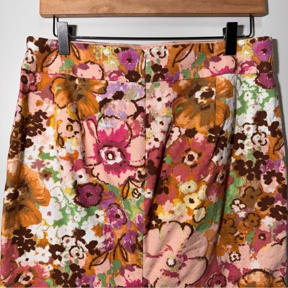 J Crew Floral Pencil Skirt Size 8 Cottagecore - Picture 6 of 9